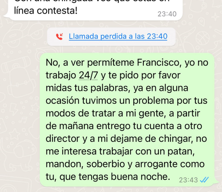 No, a ver Iván Nava contesta