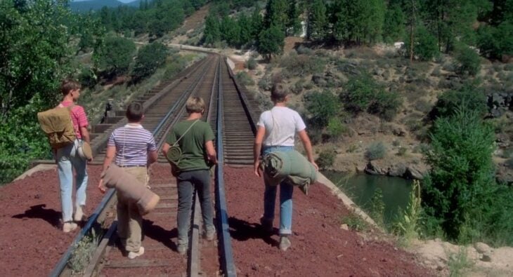 Puente de stand by me con los protagonistas