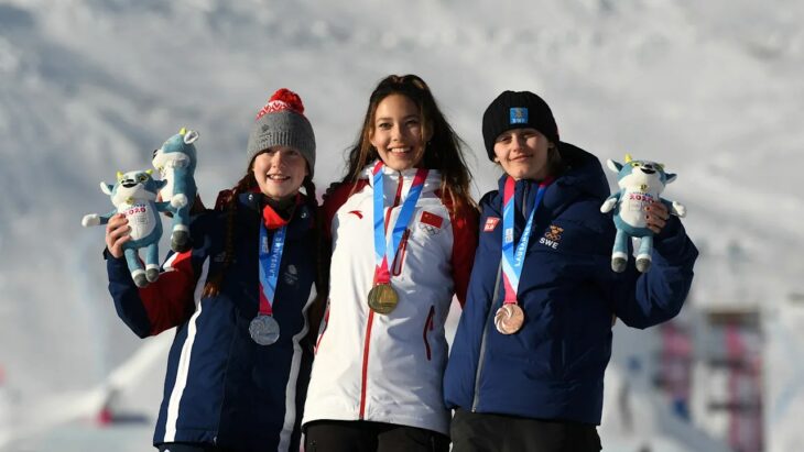 Eileen con las medallistas