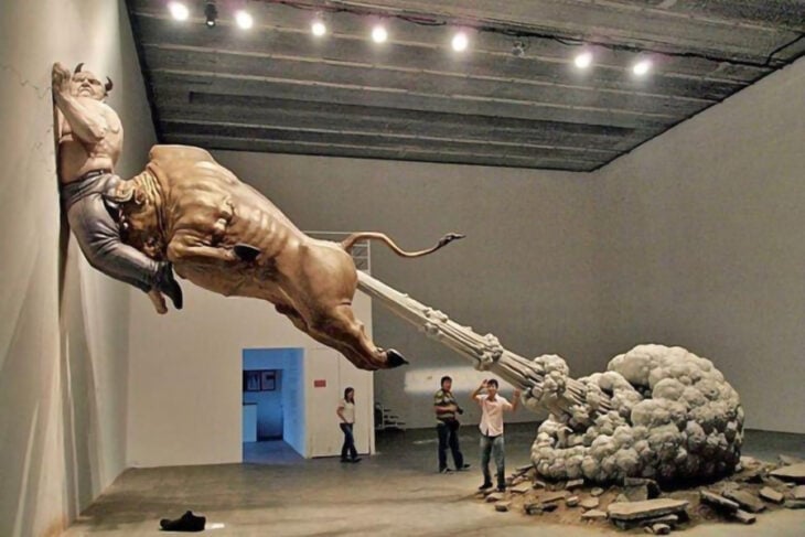 Escultura de toro