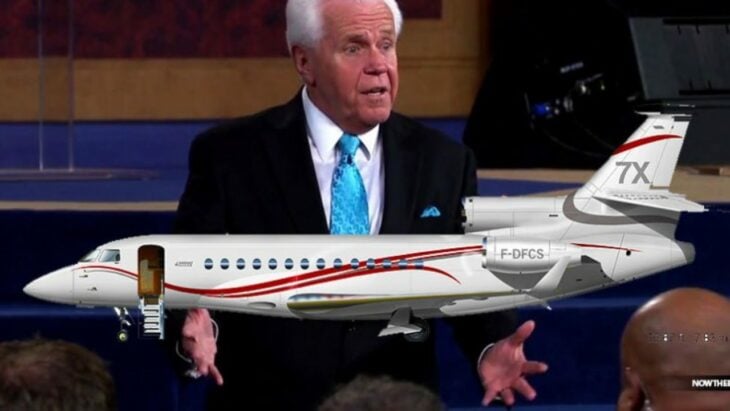Jesse Duplantis Pide 54 millones de dolares para jet privado porque hay demonios viajando en vuelos comerciales
