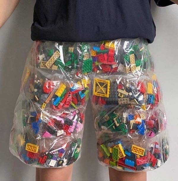 Shorts piezas de construcción