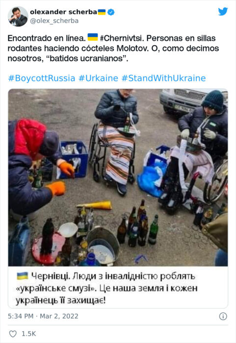 Batidos ucranianos