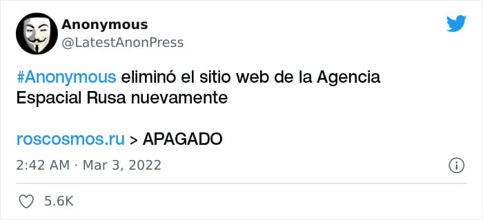 Anonymous Agencia Espacial