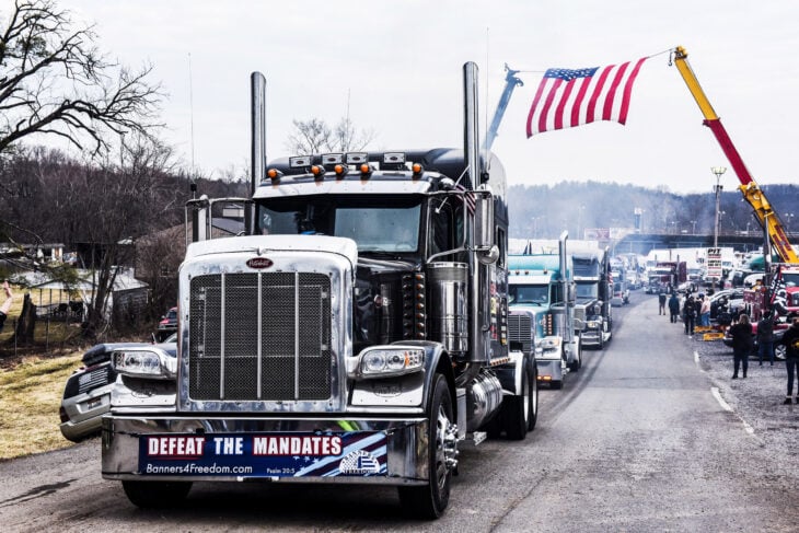 Convoy de camioneros