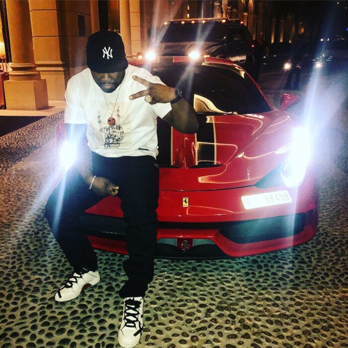 50 cent y su ferrari "limón"