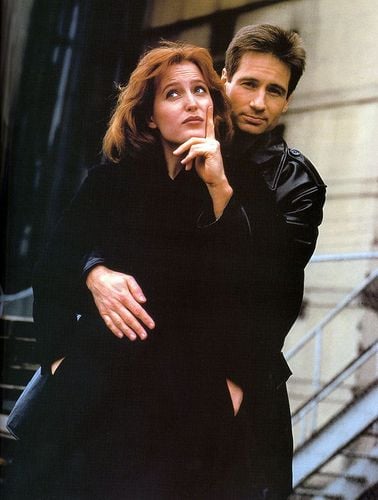 Mulder y Dana Scully