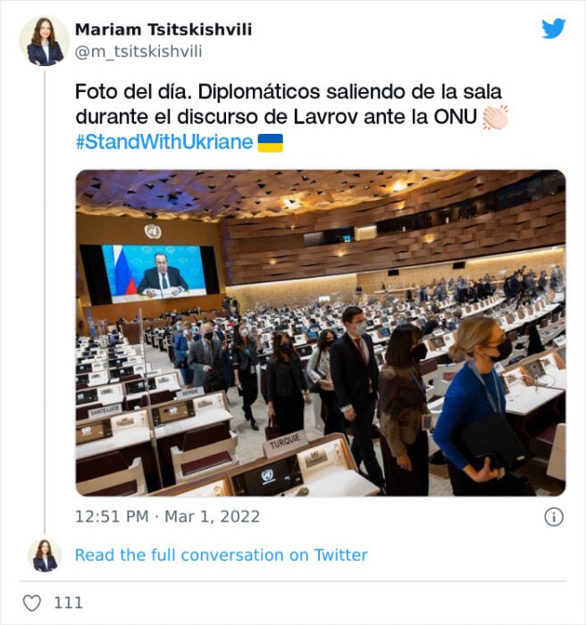 Apoyo en la ONU