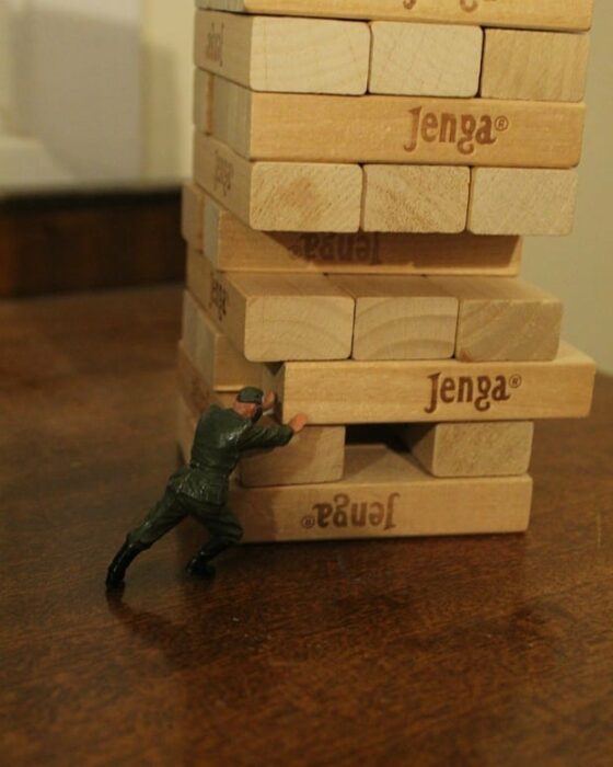 soldado Jenga