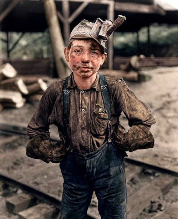 Minero de carbón de 11 años