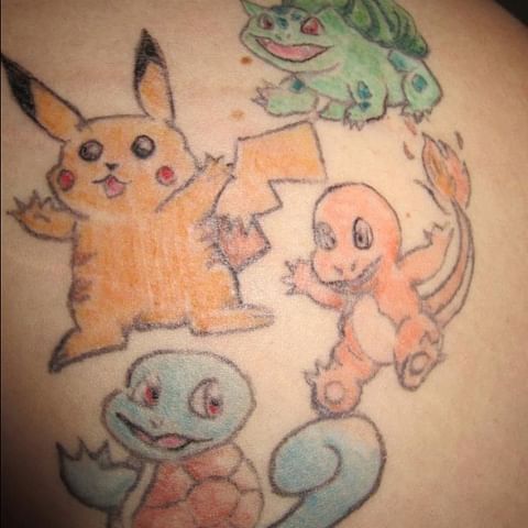 Pokémon tatuaje