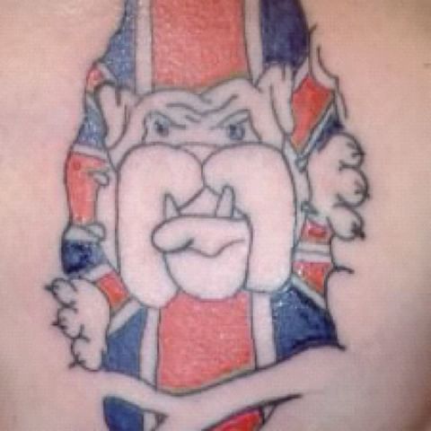 Tatuaje Orgullo británico