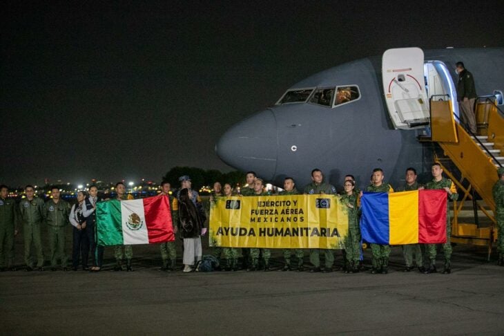 Ayuda Humanitaria fuerza aérea mexicana