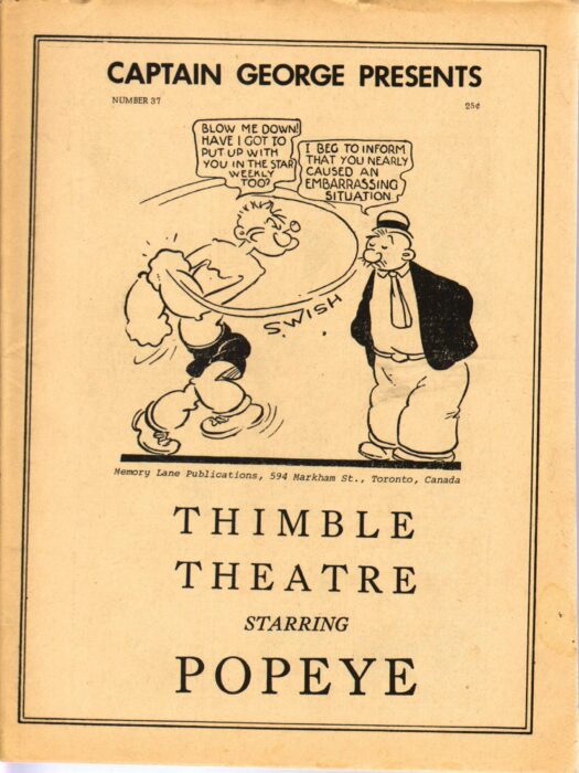 Thimble teather proteagonizado por popeye