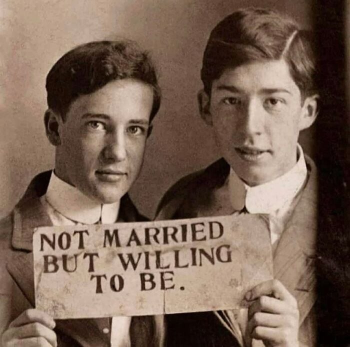 Jóvenes enamorados 1900