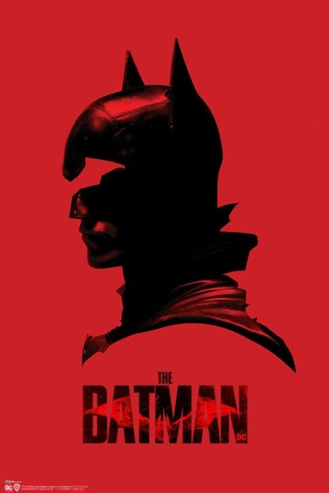 The Batman poster rojo y negro