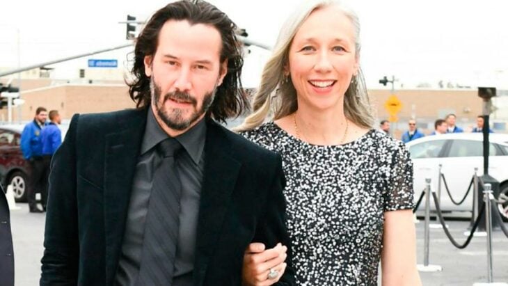 Keanu Reeves y Alexandra Grant