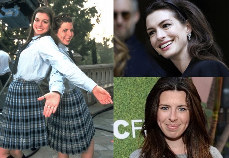 Heather Matarazzo y Mia (Anne Hathaway)