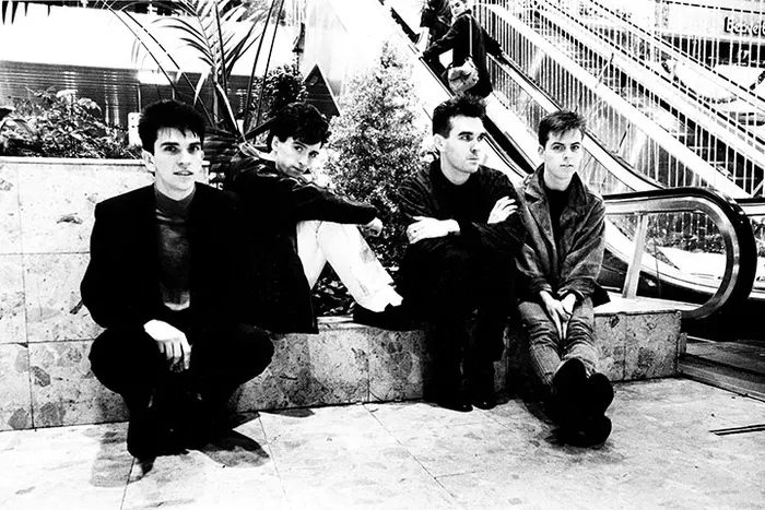 Andy Rourke y los smiths 1985