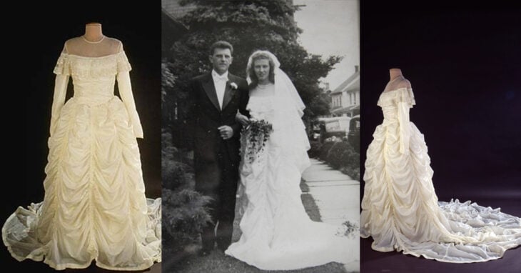 WWII Parachute Wedding Dress 730x382 21 Extrañas imágenes que parecen increíbles pero en realidad son fotos históricas