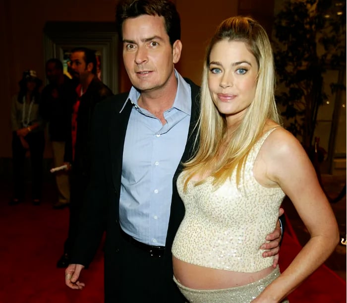 Charlie Sheen y Denise Richards