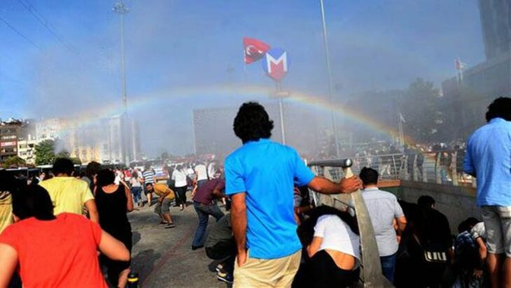 Arcoiris para detener marcha lgbt+