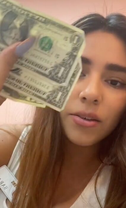 Sarah Balderrama dinero