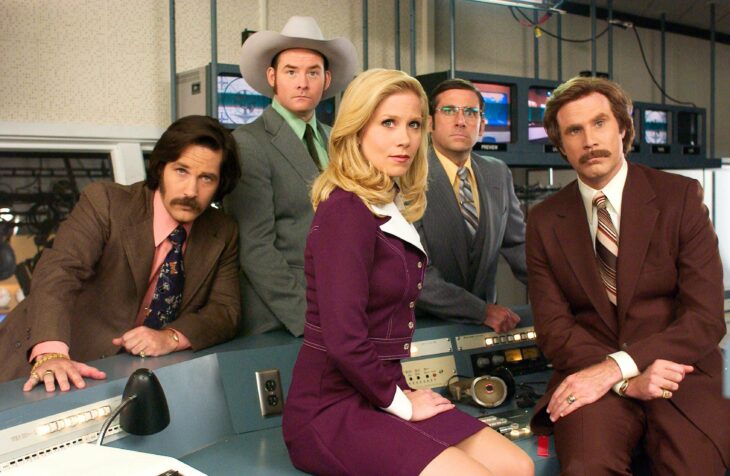 Elenco del presentador the anchorman