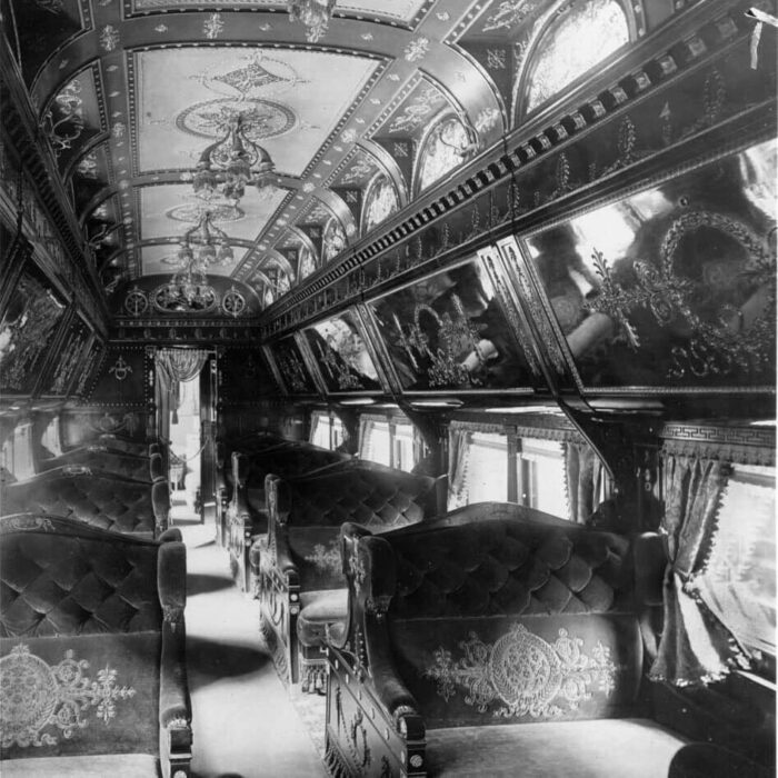Viajar en tren siglo XIX
