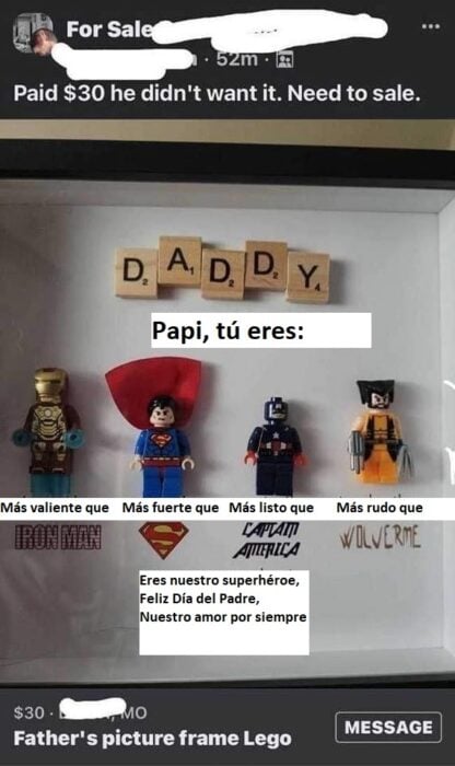 Papá no lo quiso