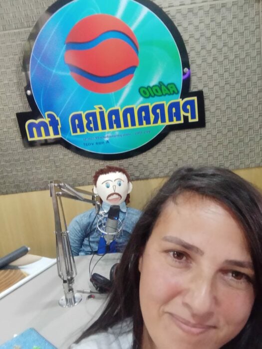 Trabajando en la radio