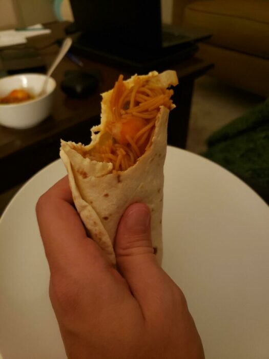 Burritos de fideos