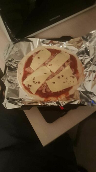 Pizza en tortilla