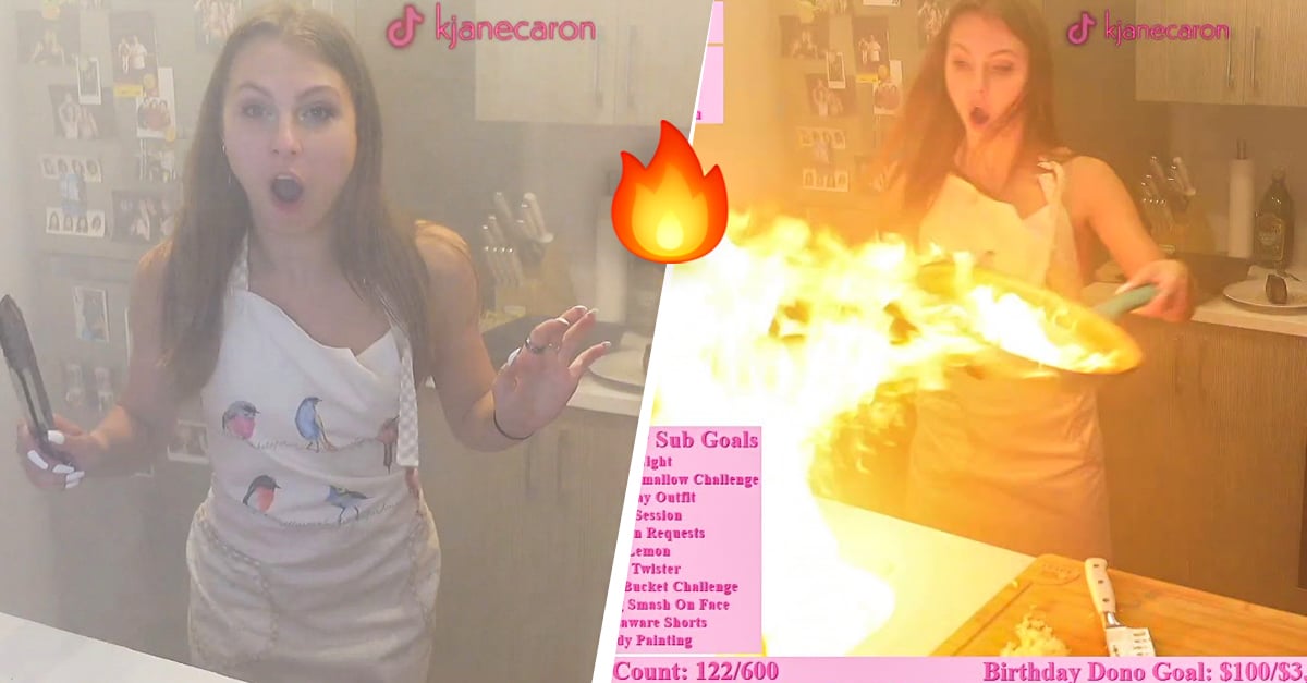 Streamer cocina en vivo por Twitch y casi quema su casa