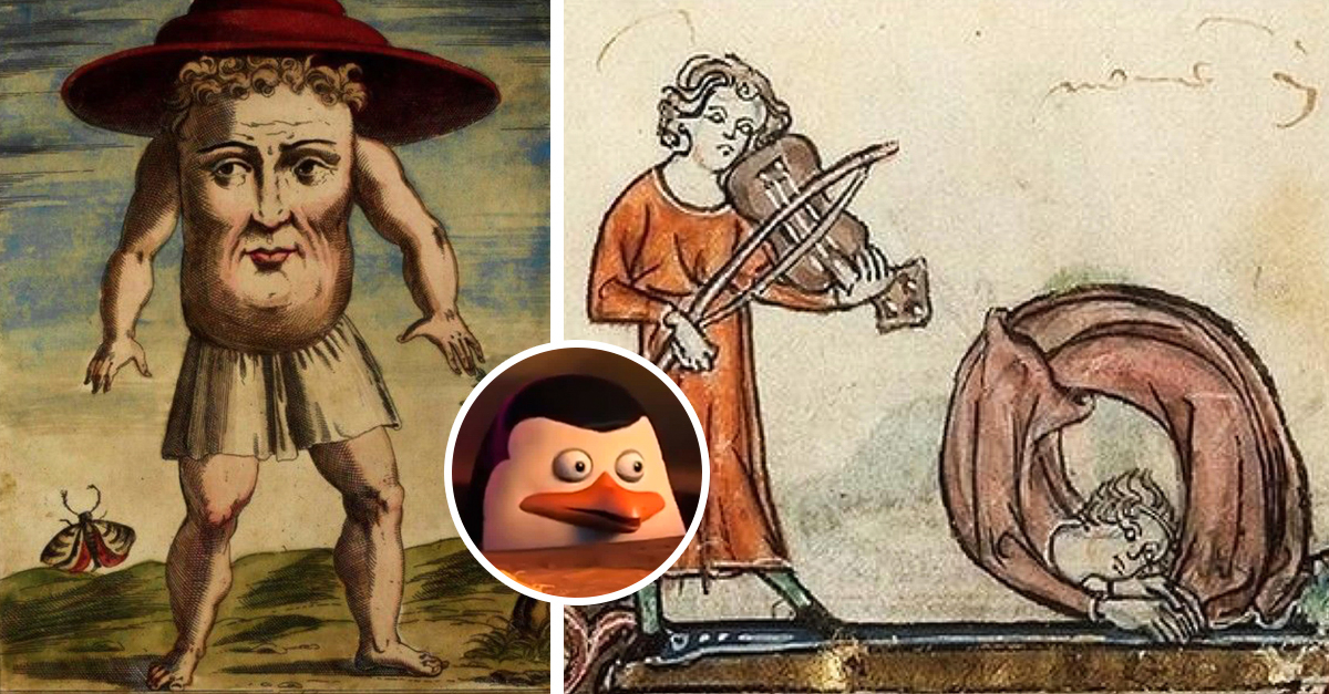 15 Raras escenas encontradas en pinturas medievales