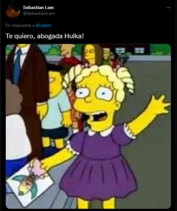 Te quiero abogada Hulka