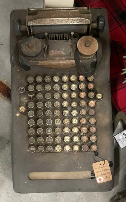 Maquina de contabilidad 1920s