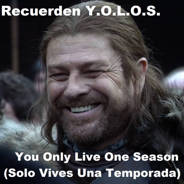 Solo vives una temporada