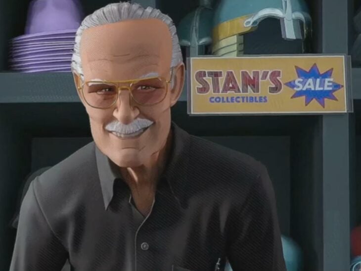 Stan Lee en spider-man un nuevo universo