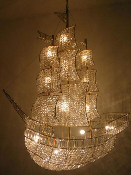 Barco candelabro Hans Van Bentem