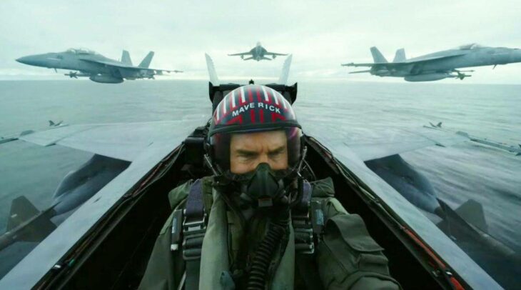 TOm Cruise en Top Gun Maverick