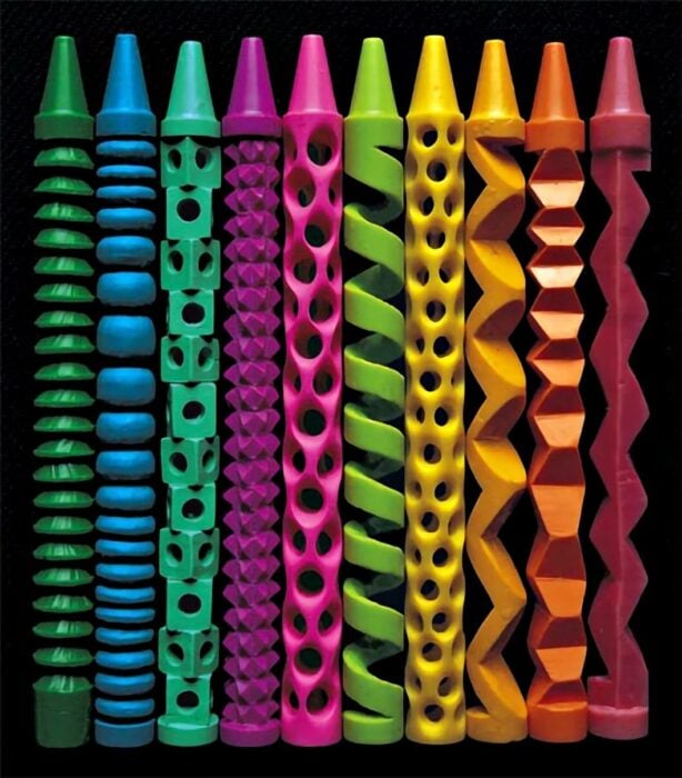 Crayolas talladas