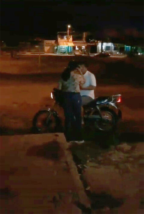 Pareja en la calle