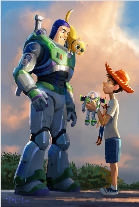 Buzz Lightyear y andy