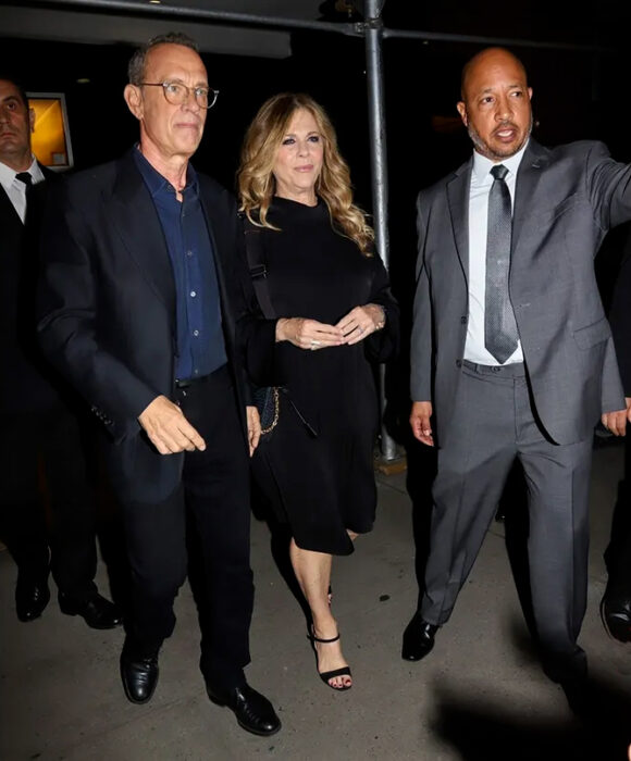 Tom Hanks y su esposa
