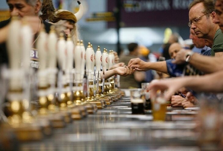 El gran Pub del British Beer Festival