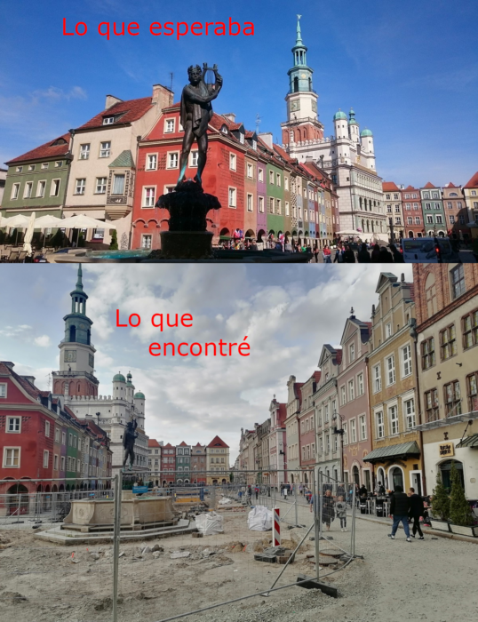 Vieja plaza del mercado de Poznan