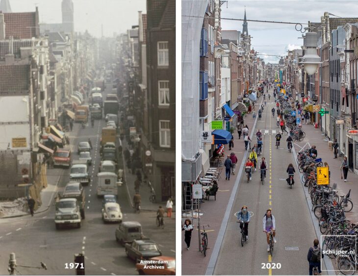 Adiós autos hola bici en amsterdam