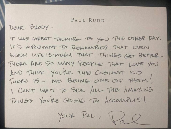 Mensaje de despedida de Paul Rudd