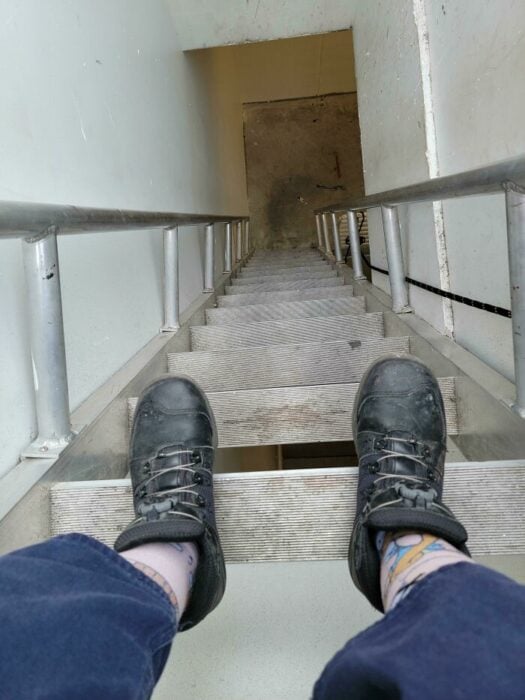 Escalinatas en el trabajo